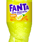 Refresco lim&oacute;n Fanta botella 2l zero az&uacute;cares