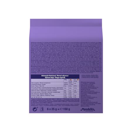 Bizcochito Milka 150g brownie de chocolate