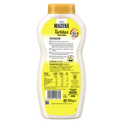 Preparador para crepes y tortitas Maizena Shaker 215g a&ntilde;adir y agitar