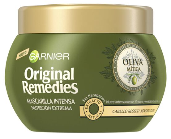 Mascarilla capilar nutritiva Original Remedies 300ml cabello seco
