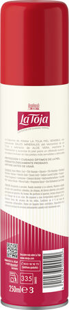 Espuma de afeitar con sales minerales y aloe vera para piel sensible La Toja 250 ml