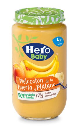 Tarro Hero Baby melocotón plátano 235g