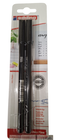 Rotulador negro Edding 1200 2 ud