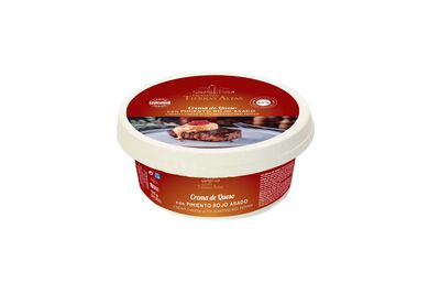 Crema de queso Quesería Tierras Altas 125gr con pimiento rojo asado