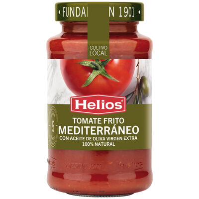 Tomate frito mediterr&aacute;neo con aceite de oliva virgen extra Helios 560g