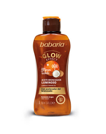 Aceite solar bronceador Babaria 100 ml Glow
