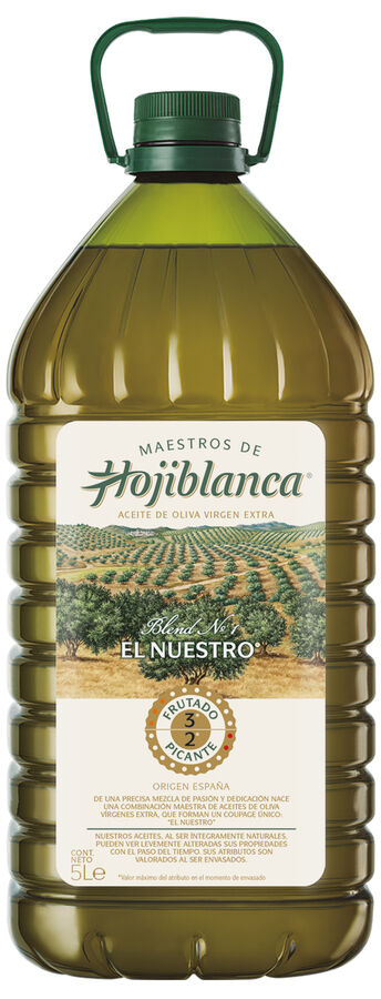 Aceite de oliva virgen extra El Nuestro Maestros de Hojiblanca 5l