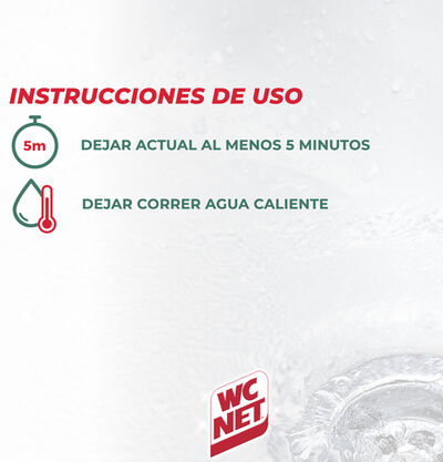 Desatascador l&iacute;quido WC Net 500+500ml turbo