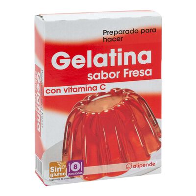 Preparado para hacer gelatina de fresa Alipende 2 uds 170g
