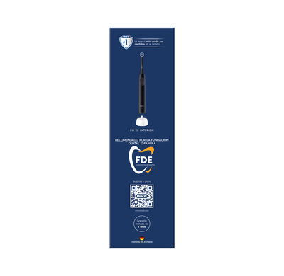 Cepillo de Dientes Eléctrico Negro Noche, con 1 Cabezal Diseñado por Braun