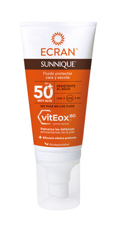 Fluido protector solar Ecran 50 ml F50 Cara y escote