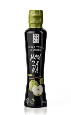 Crema de vinagre bals&aacute;mico Sibari 225g manzana