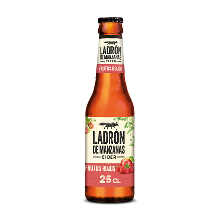 Sidra cider Ladrón de Manzanas 25cl frutos rojos