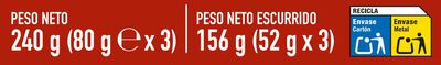 At&uacute;n Alipende 52G pack 3 en tomate