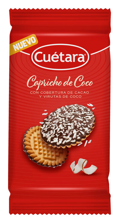 Capricho de coco y chocolate Cu&eacute;tara 160gr