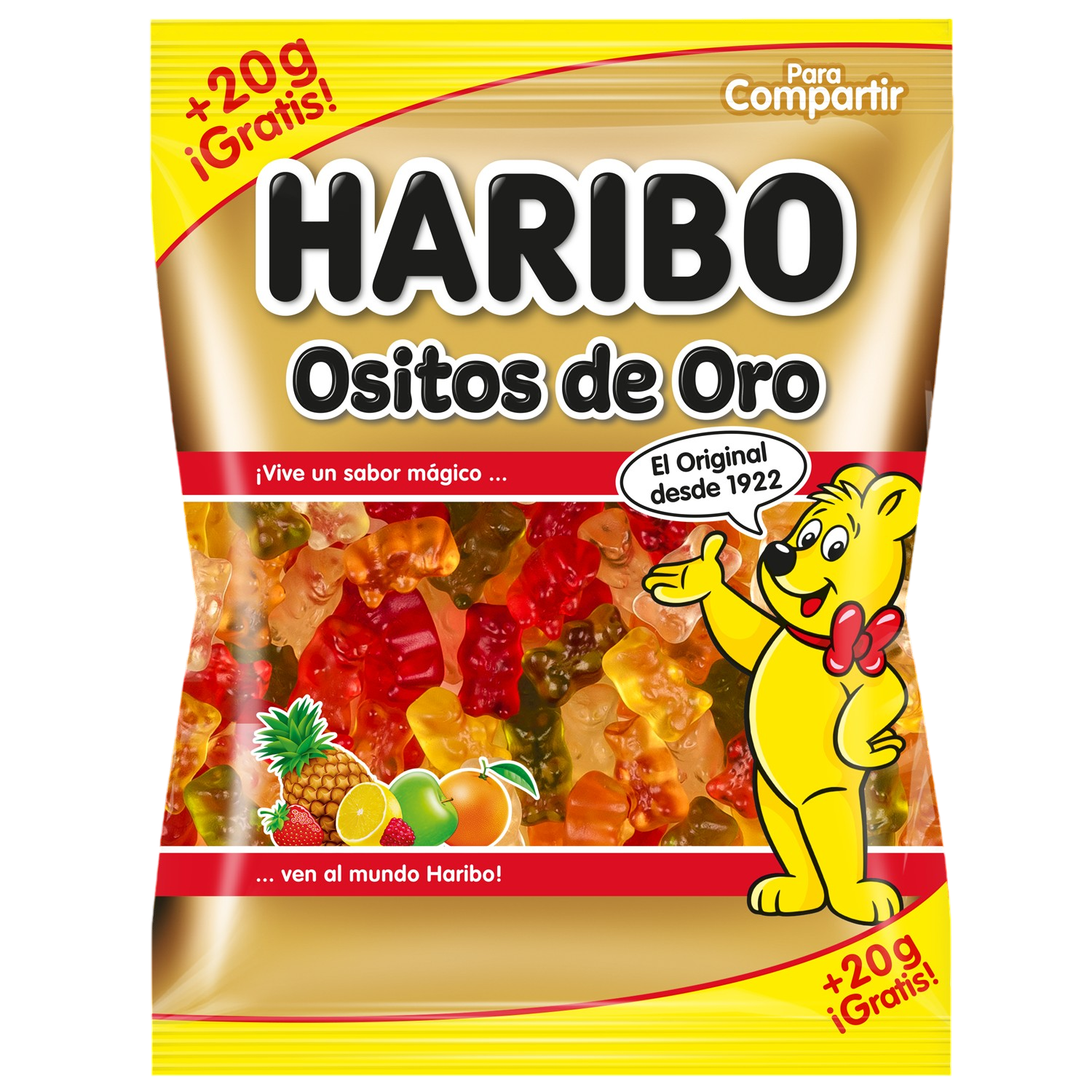 Golosinas ositos de oro Haribo 170g