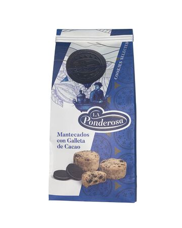 Mantecados con galleta de cacao La Ponderosa 300g