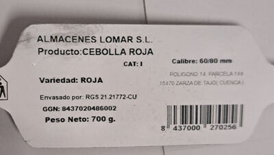 Cebolla Roja Buti 700g