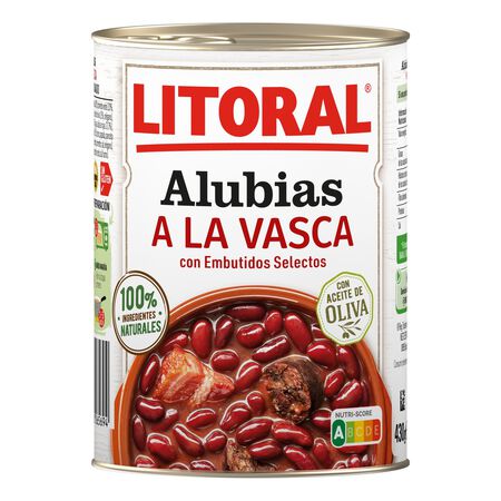 Alubia roja guisada a la vasca Litoral 435g