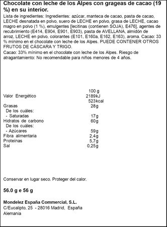 Chocolatina Pap&aacute; Noel Milka 56g