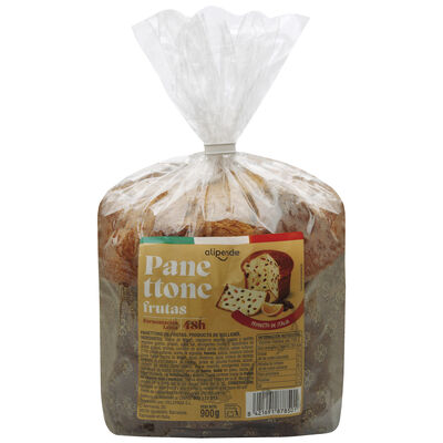 Panettone con frutas fermentaci&oacute;n lenta Alipende 900 g