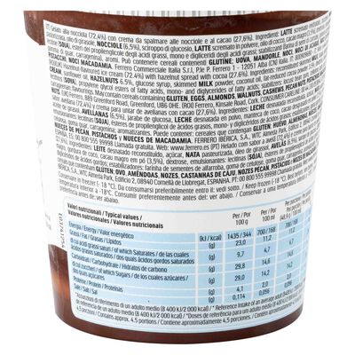 Helado Ferrero Rocher 470ml nutella