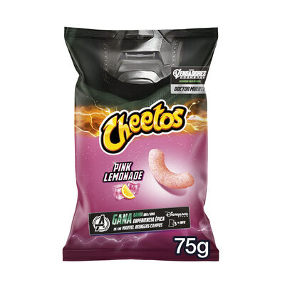 Snack de maíz sabor limonada rosa Cheetos 75g