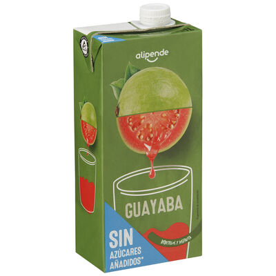 Bebida de zumo sin az&uacute;car a&ntilde;adido Alipende 1 litro Guayaba