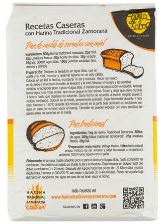 Harina de fuerza para reposter&iacute;a Zamorana 1kg