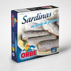 Sardinas en aceite de girasol Orbe 186g