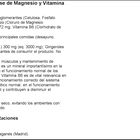 Magnesio+vitamina Naturtierra 90 cápsulas
