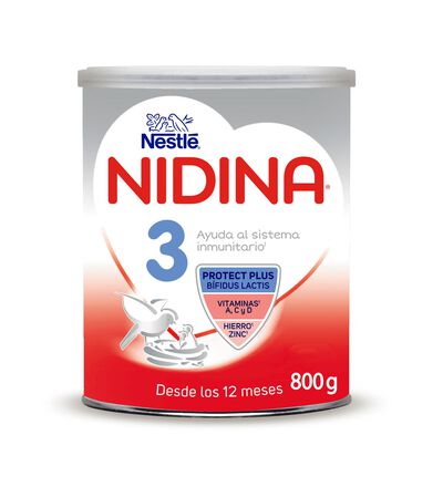 Leche crecimiento Nidina 3 Nestlé desde 12meses 800g