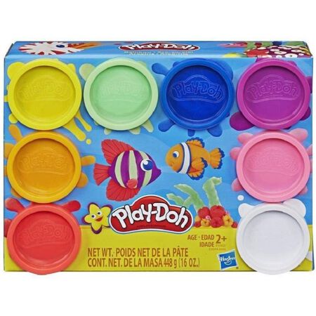Plastilina Bote Play-Doh Hasbro Pack-8 Colores