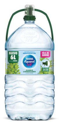 Agua con tap&oacute;n con grifo Nestl&eacute; Aquarel 6l