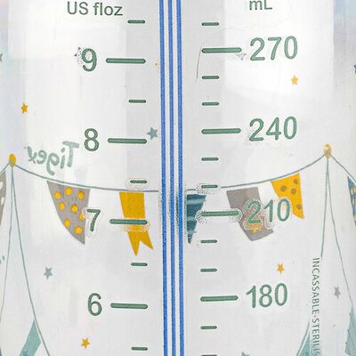 Biber&oacute;n Tigex 0-6 meses 300ml control de temperatura