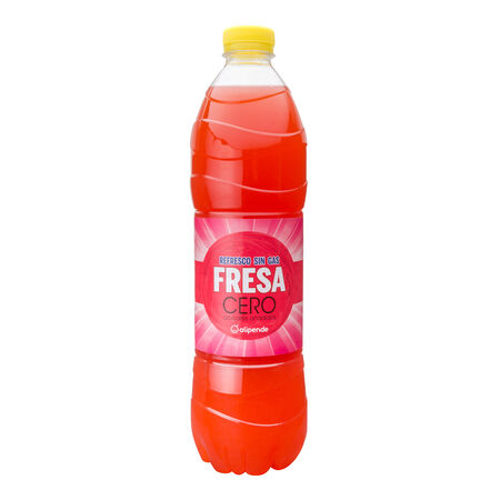 Refresco fresa Alipende botella 1,5l zero