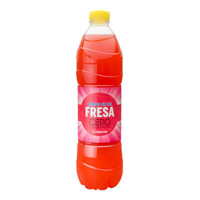 Refresco fresa Alipende botella 1,5l zero