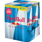 Bebida energ&eacute;tica sin az&uacute;car Red Bull 25cl pack 4