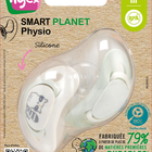 Chupete silicona Tigex smart planet 18-36-meses pack 2