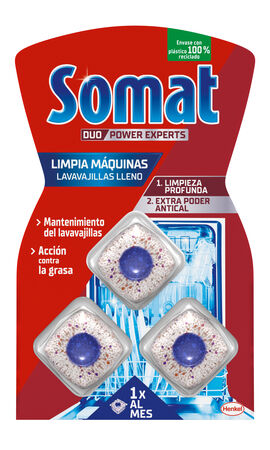 Limpiam&aacute;quinas lavavajillas Duo Somat 3 unidades
