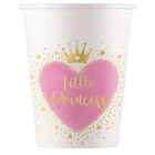 Vaso carton Decorata Party 8u Little Princess 200 ml