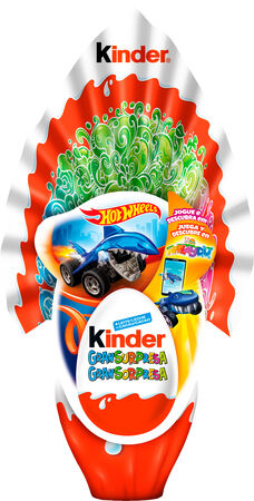 Huevo kinder gran sorpresa Hot Wheels 150g