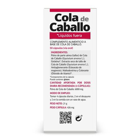 Cola de caballo Vive+ 50 cápsulas