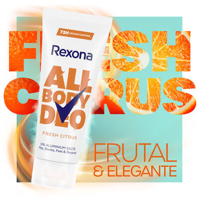 Desodorante en crema corporal Rexona 75 ml Fresh Citrus