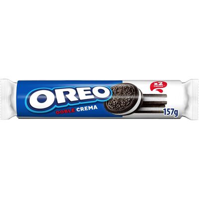 Galleta rellena de doble crema Oreo 157g