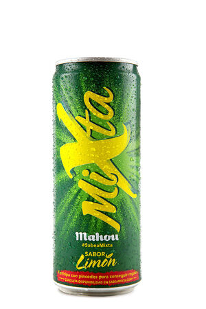 Cerveza con lim&oacute;n Mahou Mixta lata 33cl