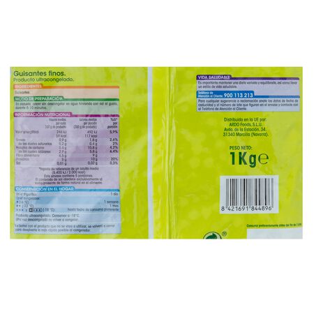 Guisantes Alipende 1kg finos
