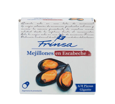 Mejillones en escabeche Frinsa 6/8 69g