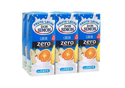 Zumo caribe con leche Don Simón pack 6 zero