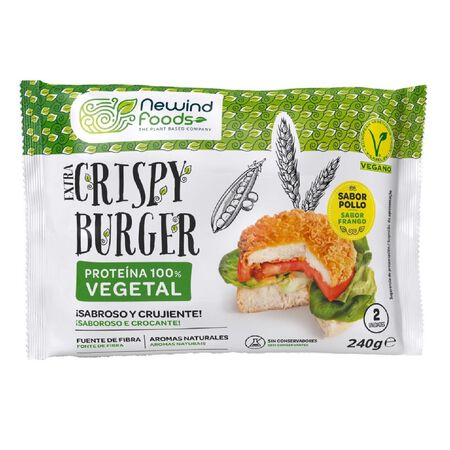 Burger crispy vegetal Newind Foods 240g